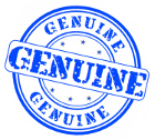 genuine stamp